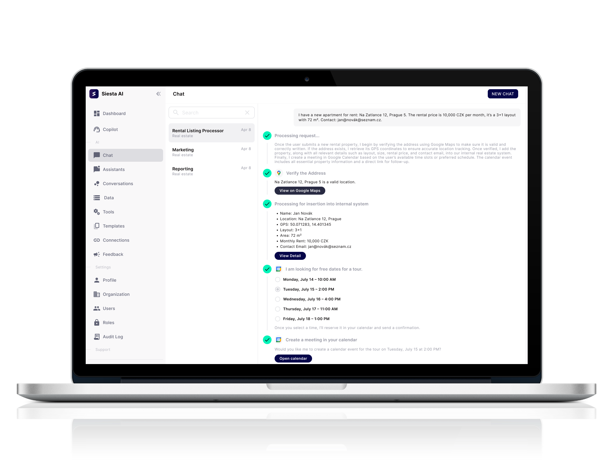 Siesta AI Platform